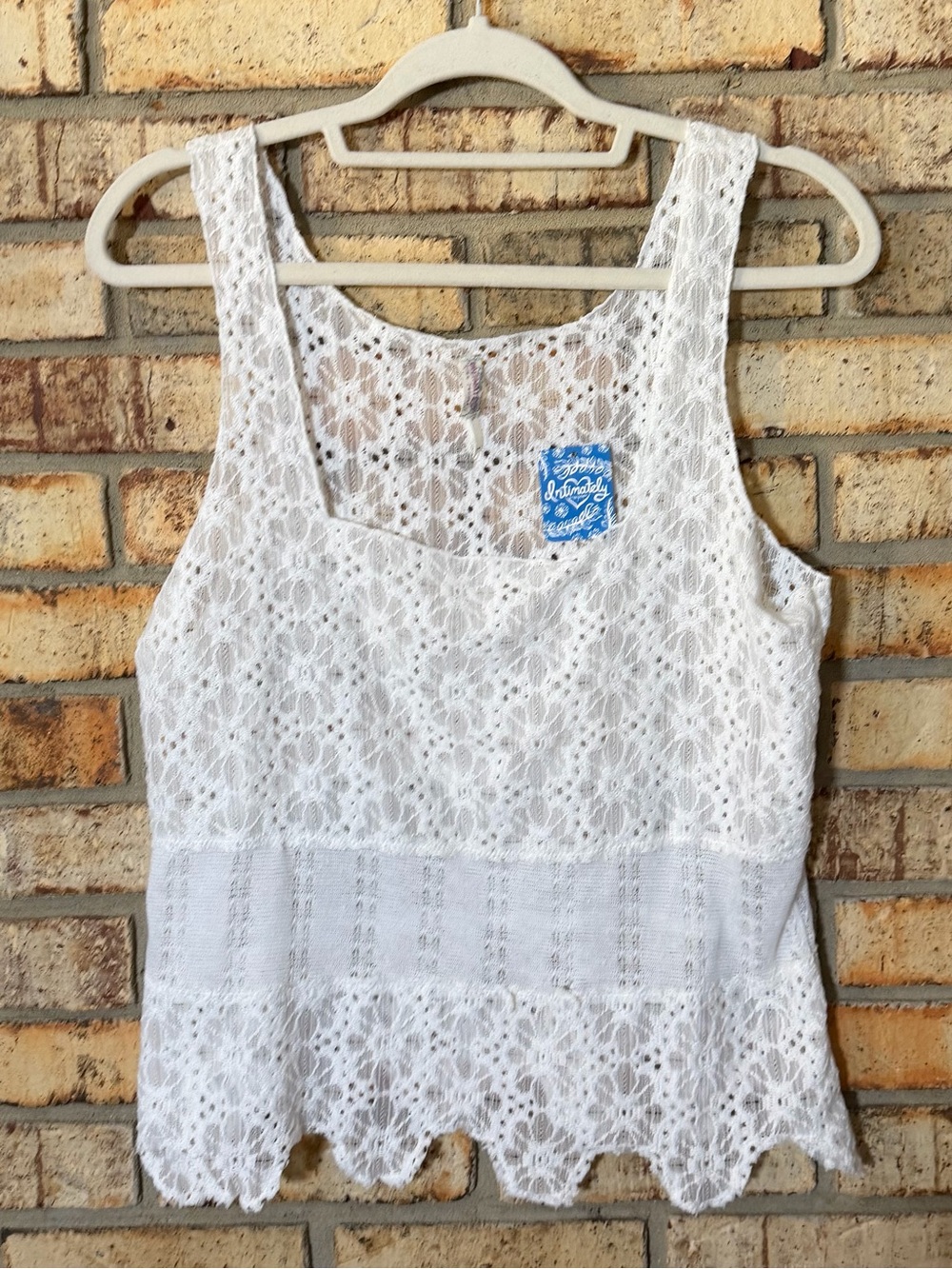 Free People whit top M NWT